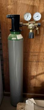 Argon gasfles (Met flowmeter), Ophalen of Verzenden, 150 tot 250 ampère, Tig