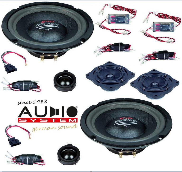 Audio System MFIT VW Golf 5 EVO 2 3 way composet / speakers, Auto diversen, Autospeakers, Nieuw, Ophalen of Verzenden
