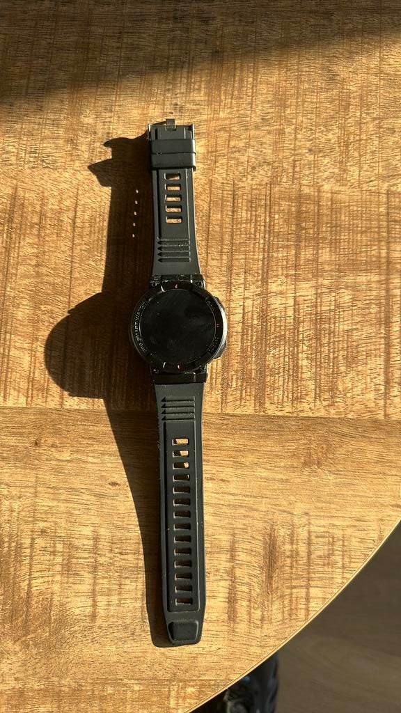 Smartwatch, Ophalen of Verzenden, Zo goed als nieuw, Zwart, Android