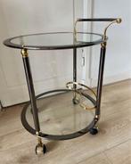 Vintage Barcart Chroom, Huis en Inrichting, Barren, Ophalen, Zo goed als nieuw