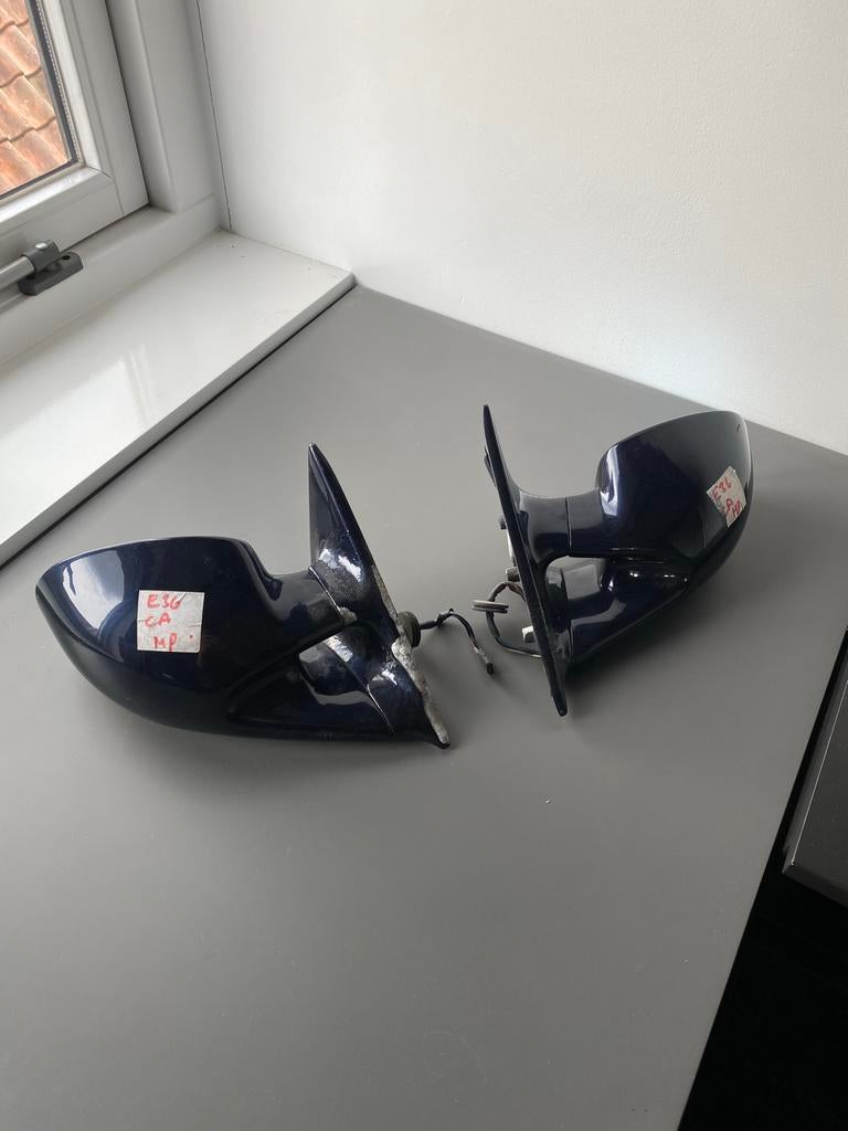 BMW E36 M3 Style Spiegels Elektrisch, Auto-onderdelen, Spiegels, Ophalen of Verzenden, Gebruikt, BMW