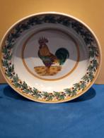 Prachtig diep wandbord haan, Antiek en Kunst, Ophalen of Verzenden