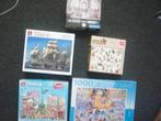 puzzels 1000 st. divers, Ophalen of Verzenden, 500 t/m 1500 stukjes, Zo goed als nieuw, Legpuzzel