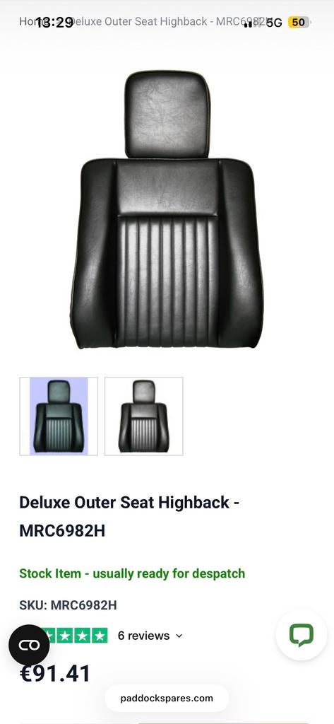 Nieuwe voorstoelen set voor Land Rover Series 3, Auto-onderdelen, Interieur en Bekleding, Ophalen of Verzenden, Nieuw, Land Rover