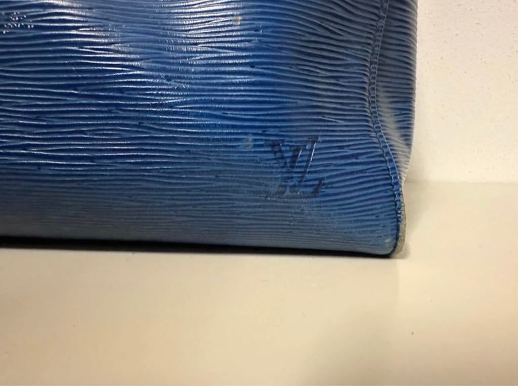 Louis Vuitton Keepall blauw 55, Ophalen, 40 tot 60 cm, Gebruikt, 20 tot 30 cm