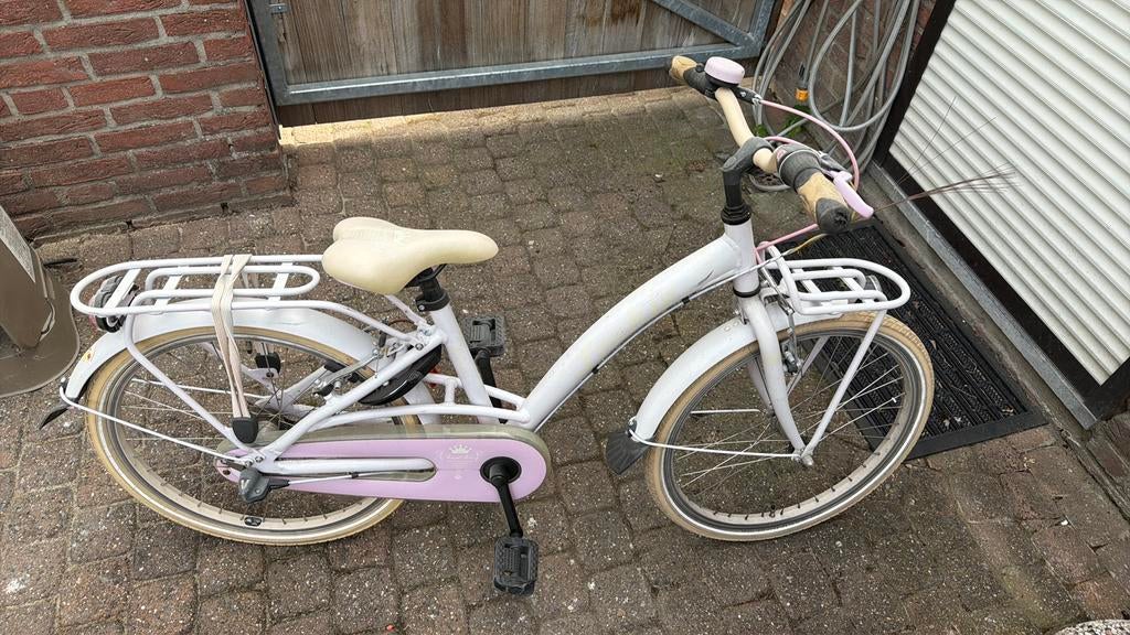 Roze kinderfiets, Ophalen, Terugtraprem, 22 inch, Gebruikt