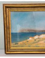 A. Huybregts 1996 vintage Schilderij kustlandschap kust art, Ophalen of Verzenden