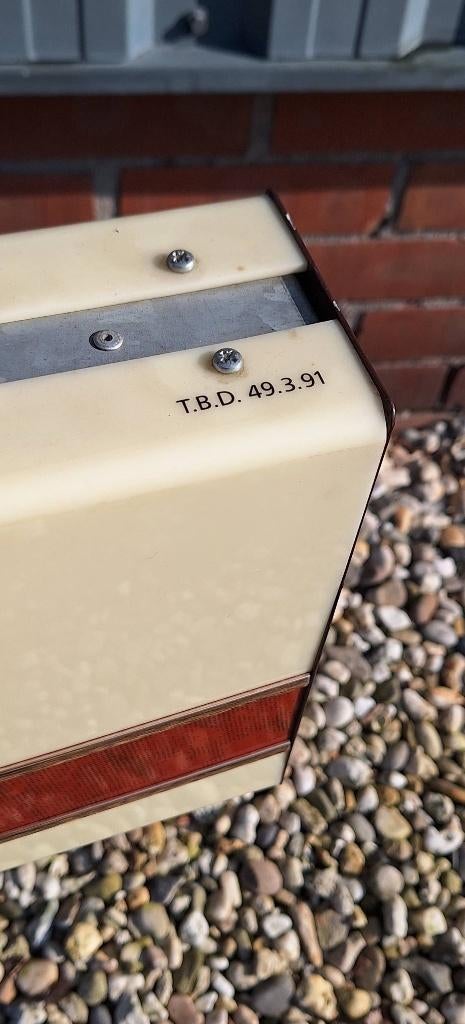 Vintage reclamelichtbak van het sigarettenmerk Barclay., Verzamelen, Ophalen, Gebruikt, ., Lichtbak of (neon) lamp