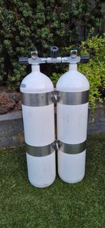 Dubbelset 2x12 staal duikflessen, Ophalen of Verzenden, Duikfles