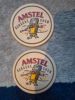 2 Amstel Karaoke Show bierviltjes, Ophalen of Verzenden