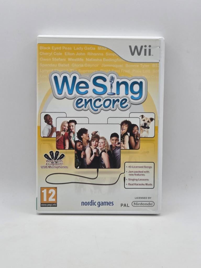 We Sing Encore Wii, Muziek, Eén computer, Ophalen of Verzenden, 3 spelers of meer