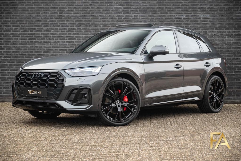 Audi Q5 50 TFSI e S Line 22Inch|Panodak|Luchtvering|Headup, Auto's, Automaat, Gebruikt, Bedrijf, Vierwielaandrijving