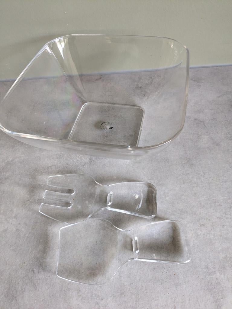 Salade schaal. P.T, Huis en Inrichting, Keuken | Servies, Ophalen of Verzenden, Glas, Overige stijlen, Schaal of Schalen