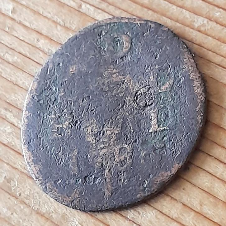 duit Gelderland 1786, Postzegels en Munten, Munten | Nederland, Losse munt, Overige waardes, Vóór koninkrijk, Ophalen of Verzenden