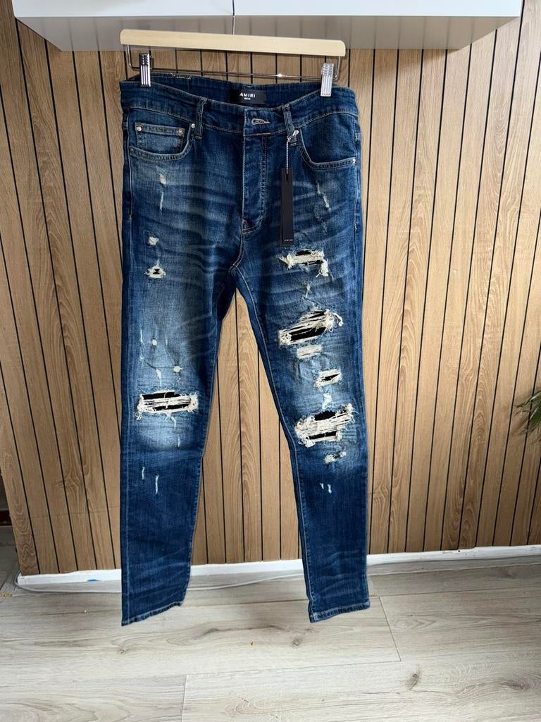 Amiri jeans alle maten, Kleding | Heren, Ophalen of Verzenden, Zo goed als nieuw, Blauw, W33 - W34 (confectie 48/50)