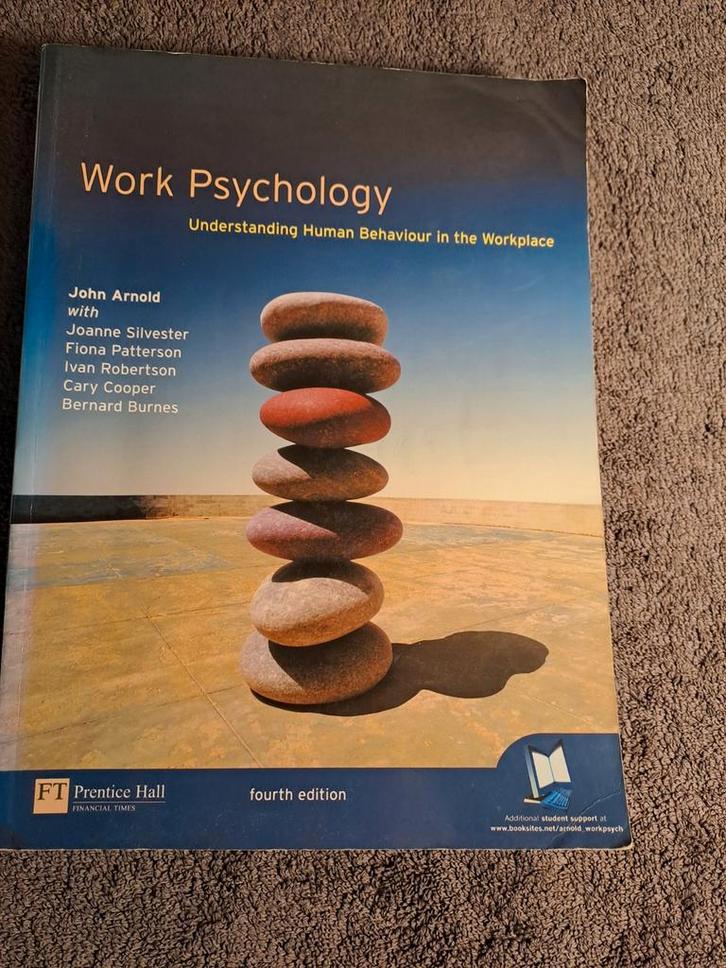 Work Psychology, Boeken, Studieboeken en Cursussen, Zo goed als nieuw, HBO, Gamma, Ophalen of Verzenden