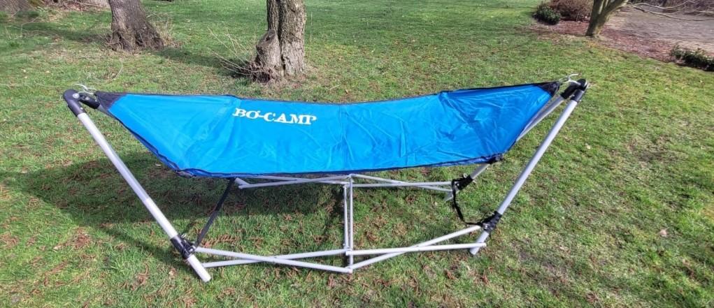 Bo-camp uitklapbare hangmat, Tuin en Terras, Hangmatten, Ophalen, Inklapbaar, Zo goed als nieuw, Eenpersoons