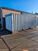 Te koop opslagcontainer met garage kanteldeur, Ophalen of Verzenden