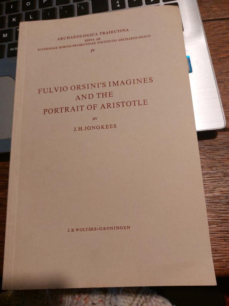 FULVIO ORSINI'S IMAGINES AND THE PORTRAIT OF ARISTOTLE, Ophalen of Verzenden, Gelezen, Schilder- en Tekenkunst