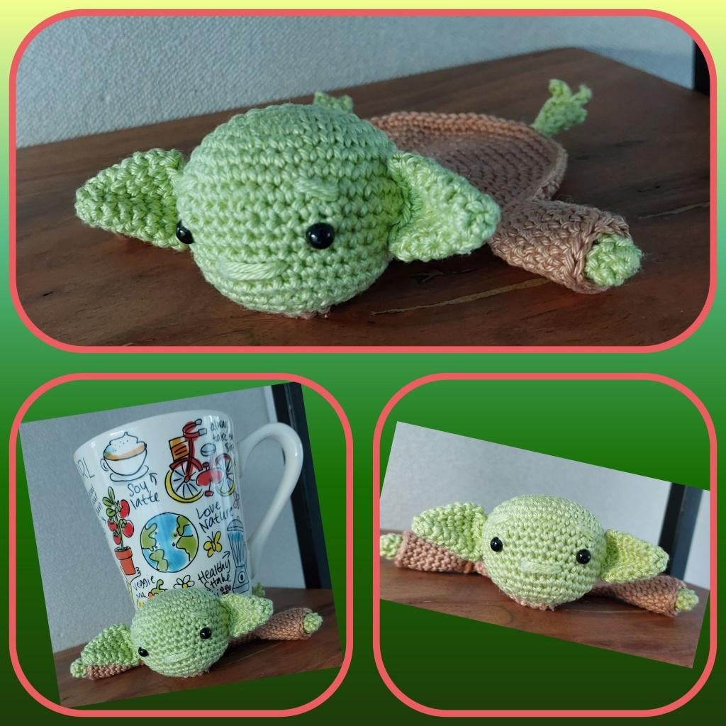 Nieuw- Grogu/ baby Yoda onderzetter (gehaakt), Ophalen of Verzenden, Nieuw, Overige typen