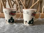 2 koffiemokjes Mason’s Christmas Village, Ophalen of Verzenden, Zo goed als nieuw, Overige stijlen, Kop(pen) en/of Schotel(s)