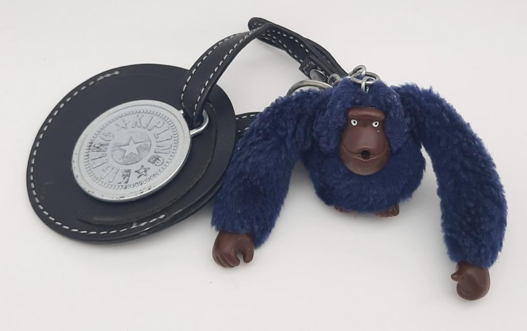 Kipling donkerblauw Aapje Dorothy met gesp sleutelhanger, Verzamelen, Ophalen of Verzenden, Gebruikt
