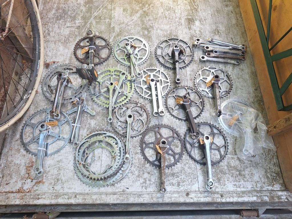 Partij fietsonderdelen, Ophalen, Gebruikt, Oldtimerfiets