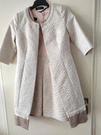 Linea Raffaelli jurk met jasje maat 38/40, Maat 38/40 (M), Overige typen, Beige, Ophalen of Verzenden