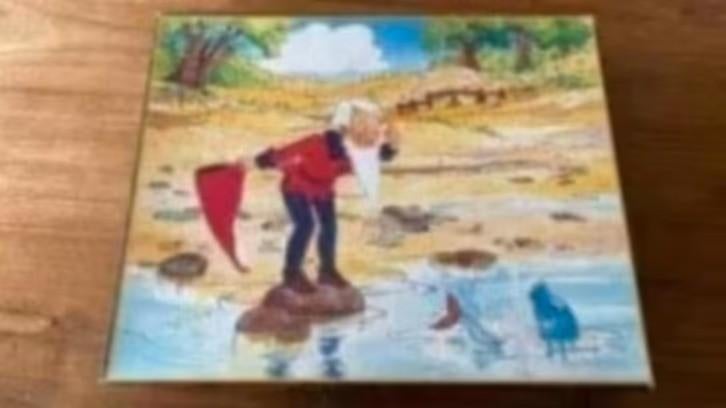 Puzzel: Piggelmee en het tovervisje. Van Nelle, Ophalen of Verzenden, Minder dan 500 stukjes, Zo goed als nieuw