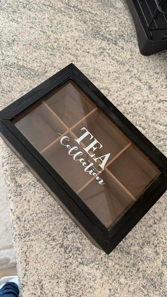 Theedoos 6-vaks theezakjes doos, Ophalen