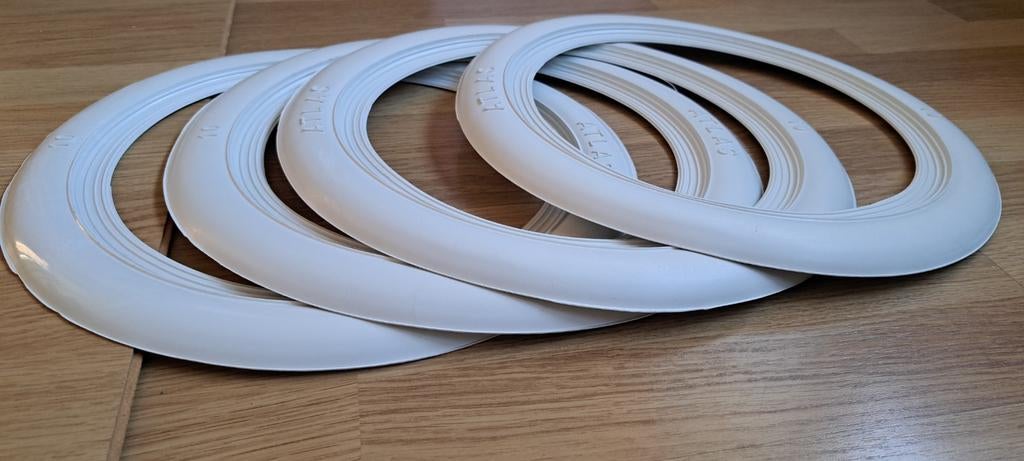 White wall ringen voor Oldtimer Banden 16 inch Atlas.  Nieuw, Ophalen of Verzenden, Nieuw
