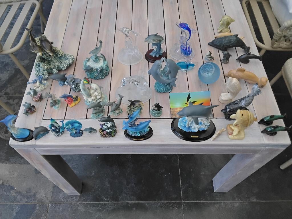 Dolfijnen beeldjes/figurines, Ophalen, Zo goed als nieuw, Dier