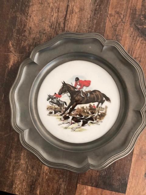 Vintage Bavaria wandbord jacht 23 cm, Huis en Inrichting, Woonaccessoires | Wanddecoraties, Gebruikt, Ophalen of Verzenden