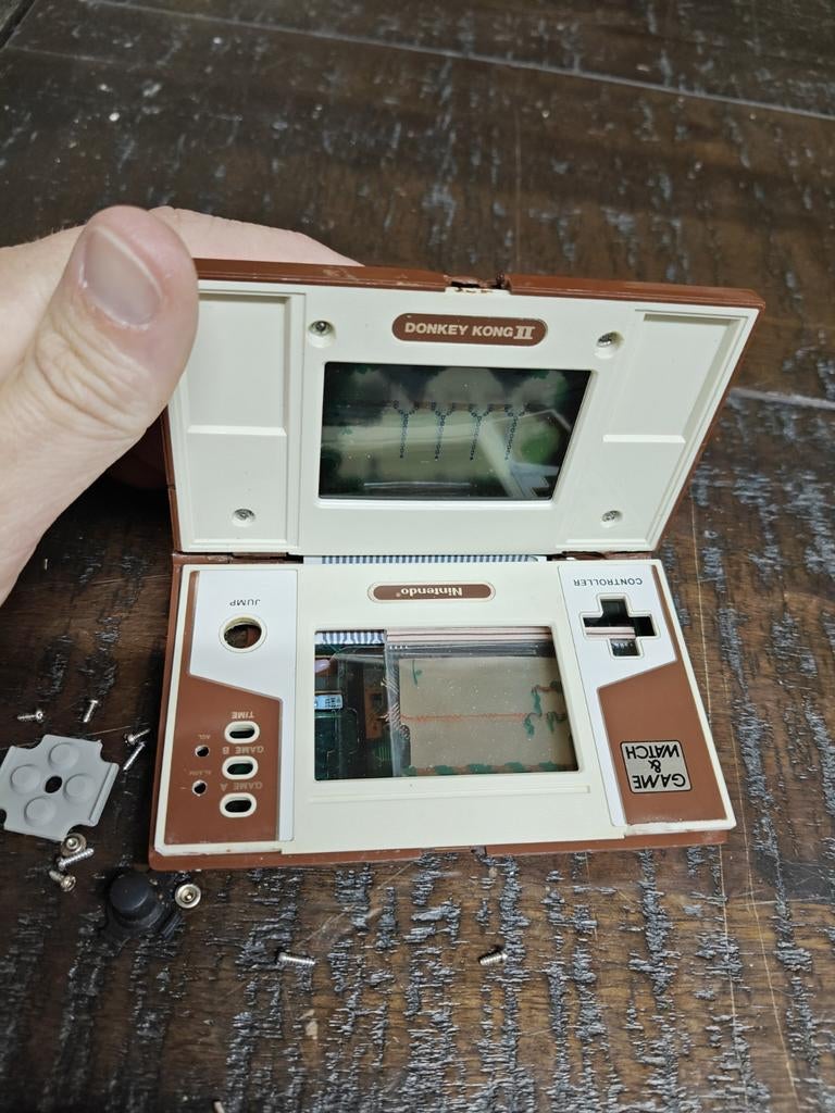 DEFECT Donkey Kong II Game & Watch - voor parts, Spelcomputers en Games, Avontuur en Actie, .., Gebruikt, 1 speler