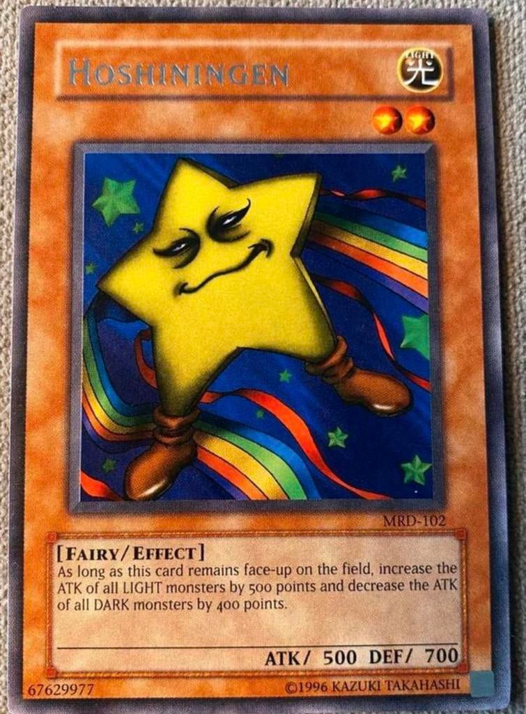 Yu-Gi-Oh! Hoshiningen MRD Old US Print !, Ophalen of Verzenden, Zo goed als nieuw, Losse kaart