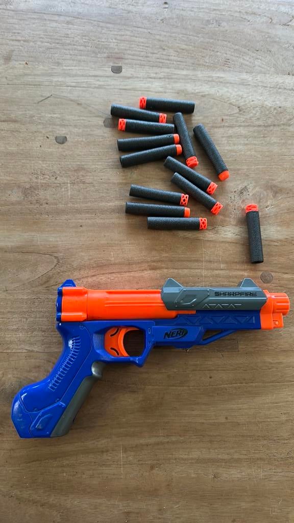 Nerf Sharpfire, Kinderen en Baby's, Speelgoed | Buiten | Actiespeelgoed, Ophalen of Verzenden, Zo goed als nieuw