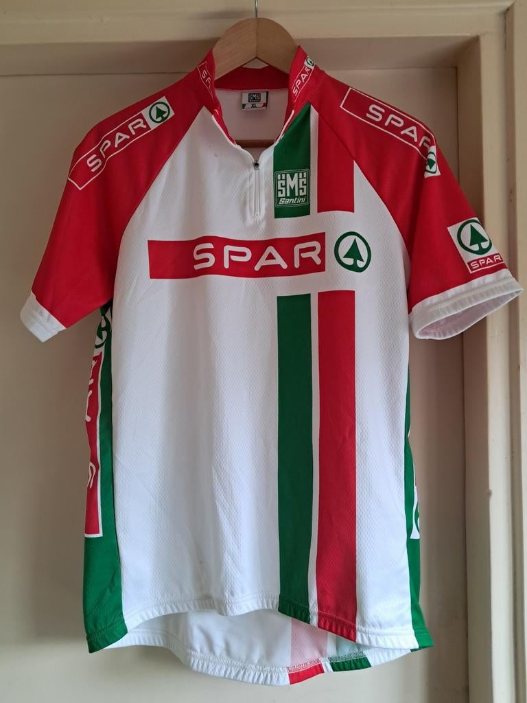 Originele Spar SMS Santini wielrennen shirt maat XL, Maat XL, Ophalen of Verzenden, Zo goed als nieuw, Shirt