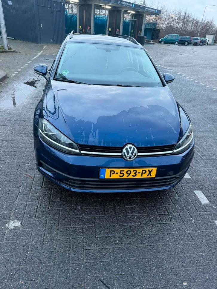 Volkswagen Golf Variant 1.6 TDI 115pk 2018 Blauw, Auto's, Volkswagen, Golf Variant, Diesel, D, Stationwagon, Handgeschakeld, Geïmporteerd
