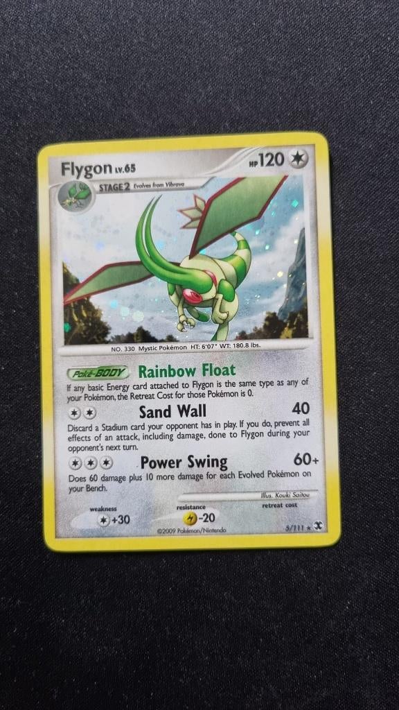 Flygon Lv.65 (RR 5), Ophalen of Verzenden, Zo goed als nieuw, Losse kaart, Foil
