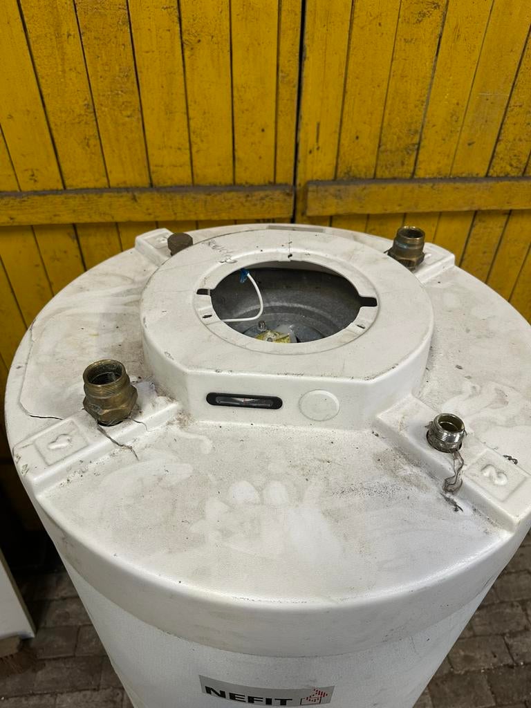 Nefit RVS Boiler 300 Liter met Warmtewisselaar (62 kW), Doe-het-zelf en Verbouw, 100 liter of meer, Ophalen of Verzenden, Boiler