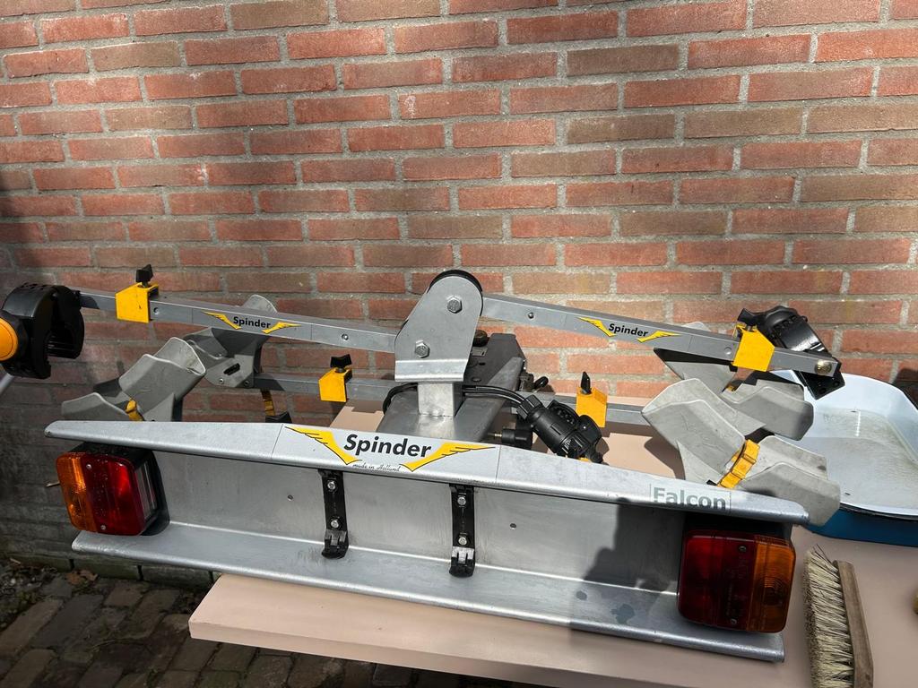 Spinder Falcon fietsendrager, Auto diversen, Fietsendragers, Ophalen, 2 fietsen, Gebruikt, Trekhaakdrager