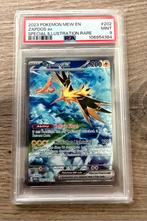 Zapdos ex Special Illustration Rare PSA 9 Mint Pokemon 151, Ophalen, Nieuw, Losse kaart