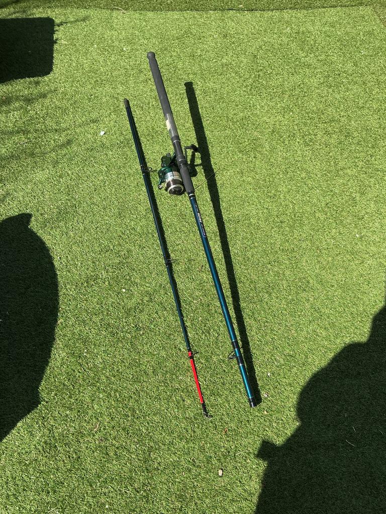 PRION Boat 500 hengel met SPRO werpmolen, Ophalen of Verzenden, Gebruikt, Complete hengel