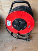 Haspel professioneel 50m 3*1,5mm, Ophalen, Zo goed als nieuw, Kabel of Snoer