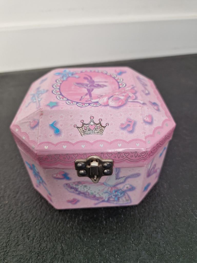 Sieradendoosje, Ophalen of Verzenden, Gebruikt, Roze, Hardcase