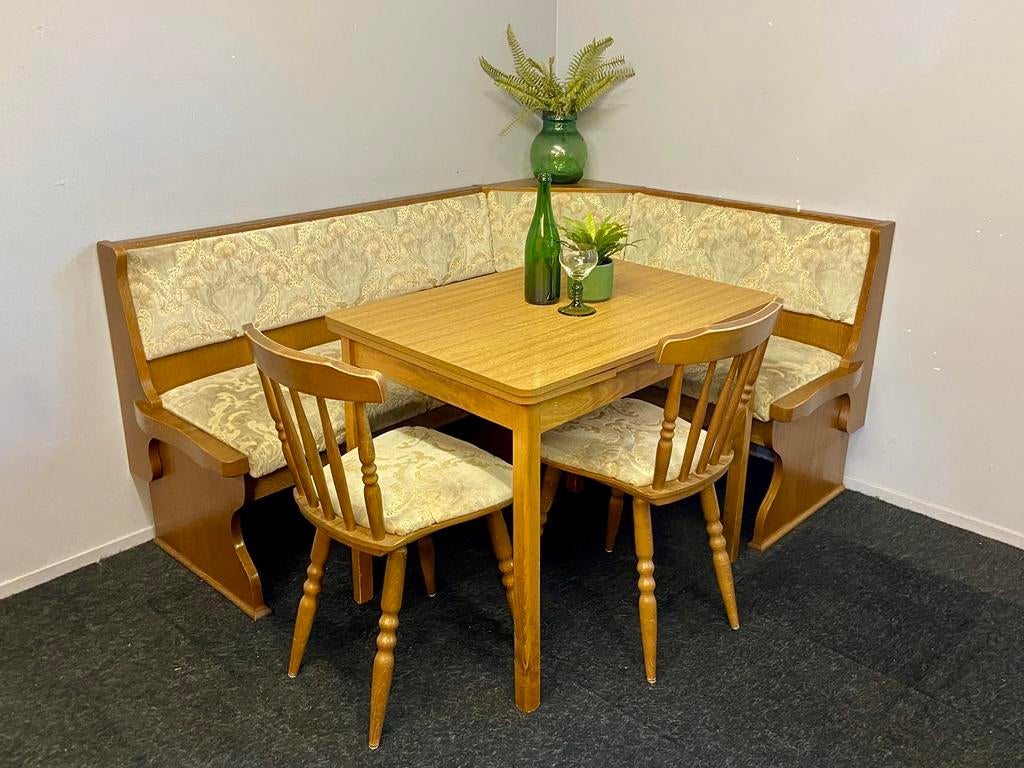 Echte Duitse eethoek Oostenrijkse zithoek tiroler hoeksetje, Huis en Inrichting, Ophalen, Overige materialen, Gebruikt, Duitsland oostenrijk zwitserland gezelligheid