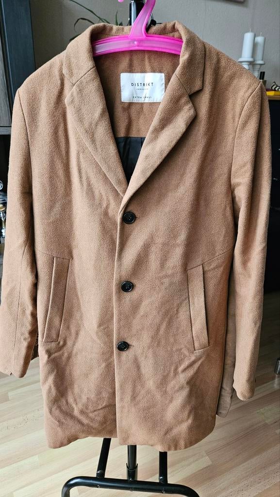 DISTRIKT NØRREBRO Extra Small jas - Bruin, Kleding | Heren, Jassen | Winter, Gedragen, Maat 46 (S) of kleiner, Bruin, Ophalen of Verzenden