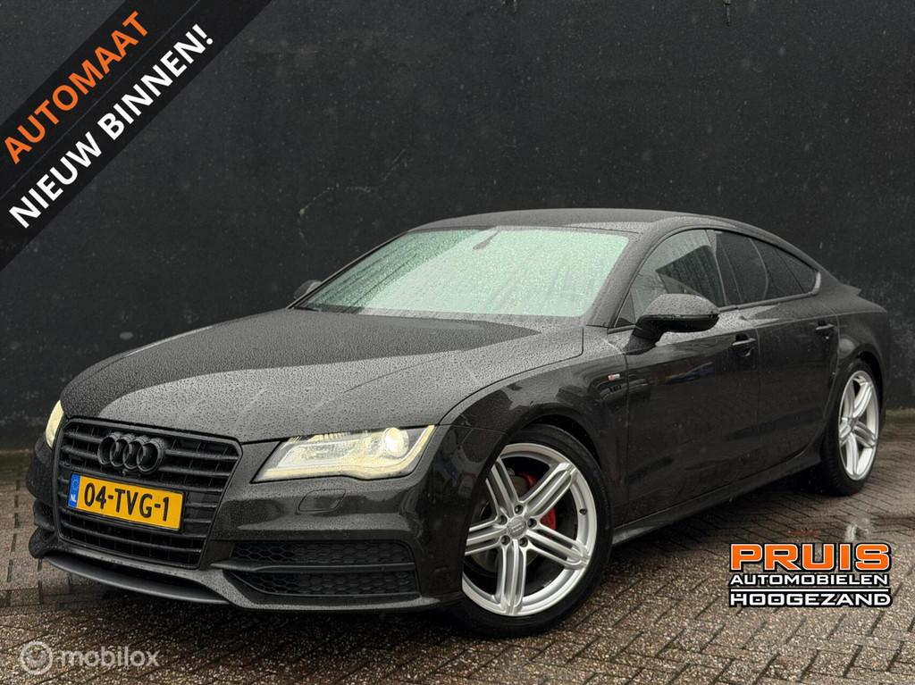 Audi A7 Sportback 2.8 FSI quattro Pro Line P -BOSE-S-LINE- *, Auto's, Euro 5, Gebruikt, Zwart, 2773 cc