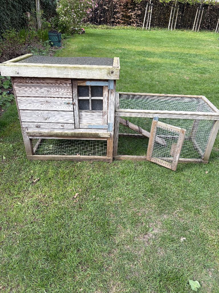 Voldux konijnenhok Gradje, Dieren en Toebehoren, Ophalen, 90 cm of meer, Konijn, Hok