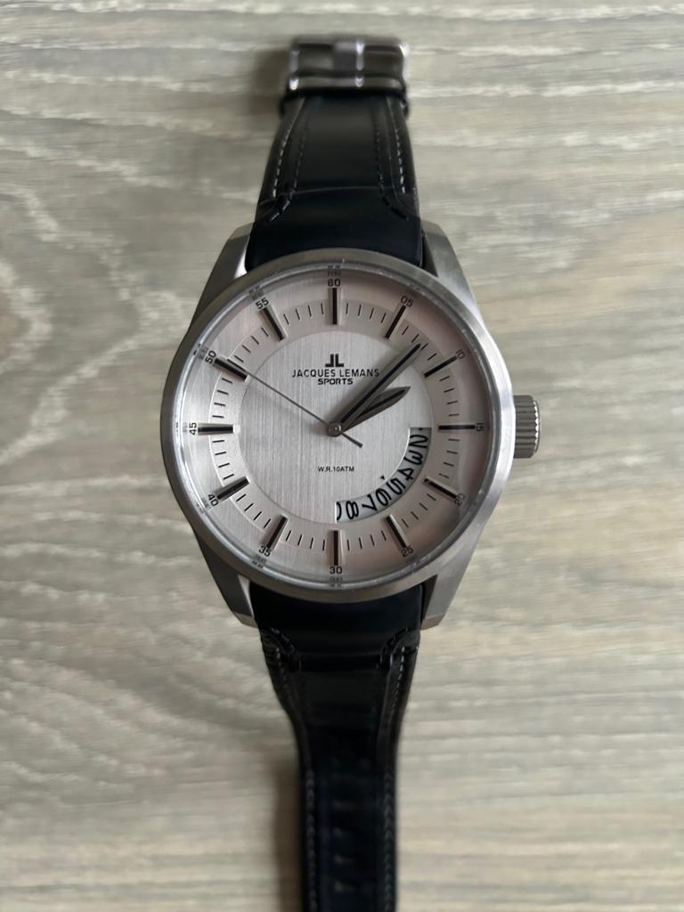 Jacques Lemans Horloge, Overige merken, Staal, Polshorloge, Ophalen of Verzenden